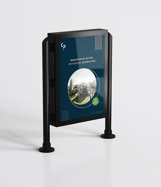 Curious Projects outdoor billboard