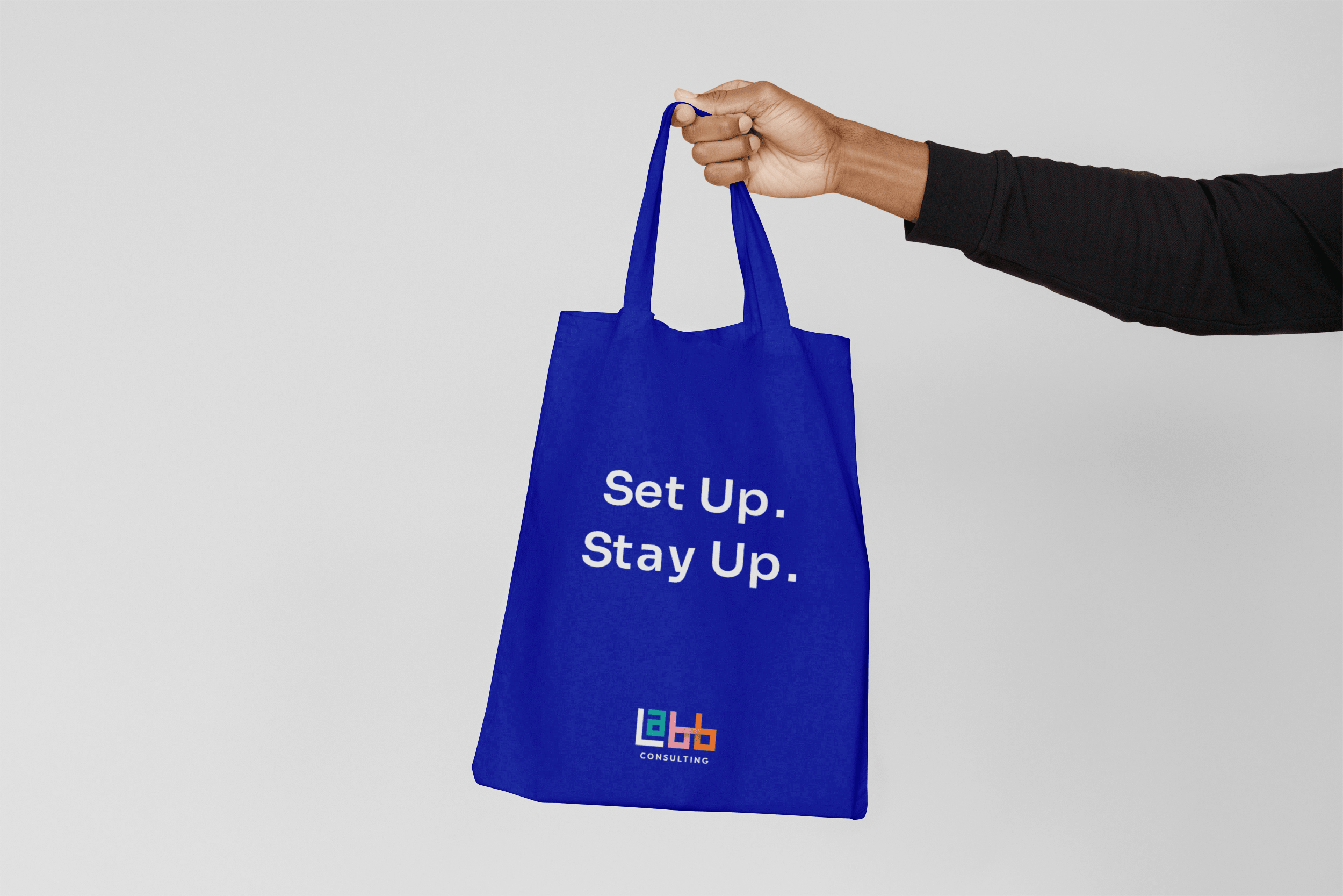 LABB branded tote bag